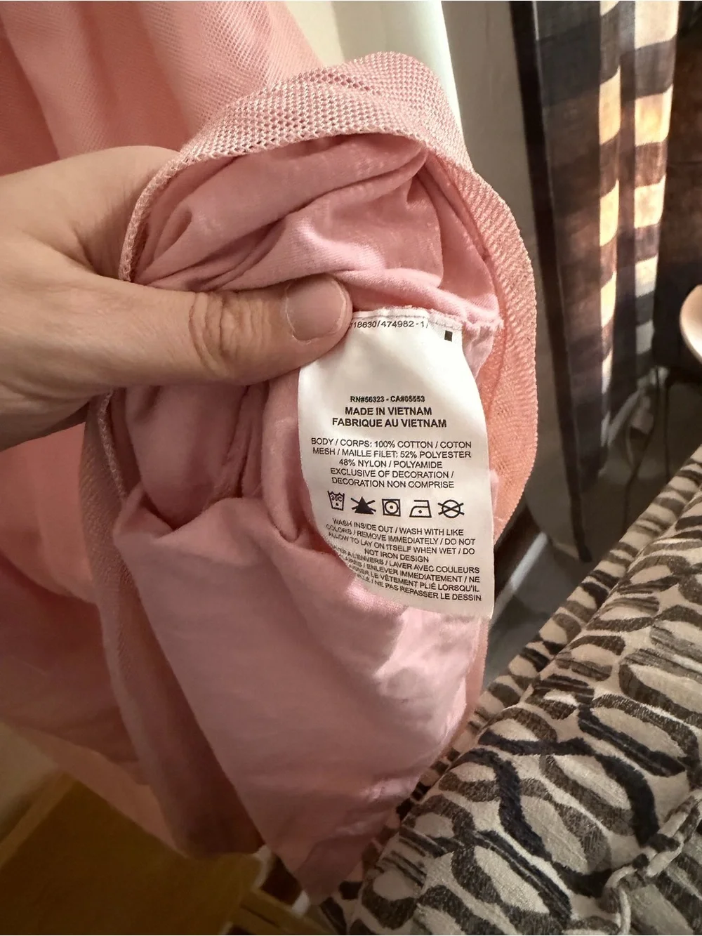 Nike Size 2x Pink Mesh Tank Dress with White AIR Trim